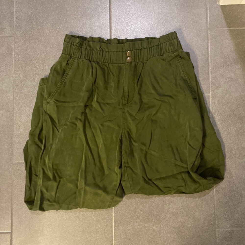 NWT Loft dark green pants